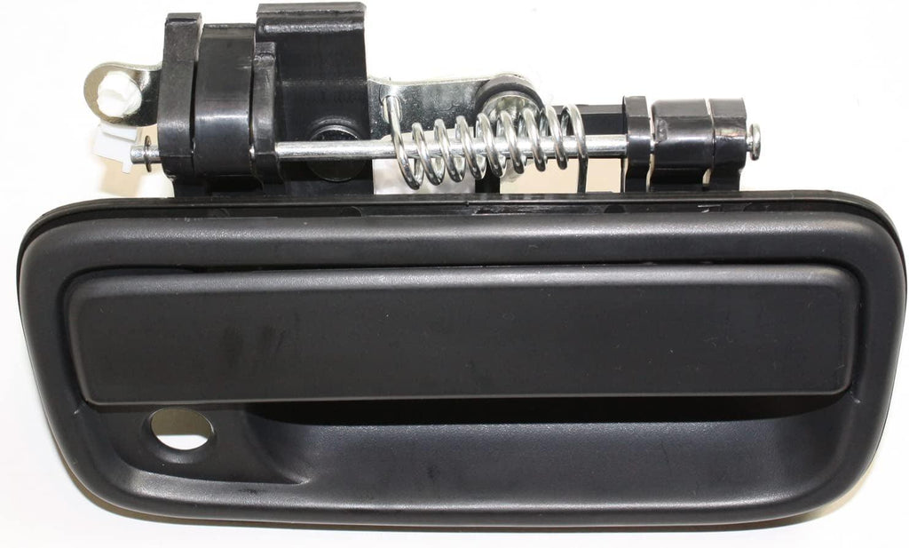 Front Exterior Door Handle Kit Compatible with 1995-2004 Toyota Tacoma Textured Black Driver and Passenger Side