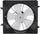 600410 Cooling Fan Assembly Compatible with 1999-2004 Honda Odyssey , Black