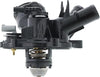 50072 Engine Coolant Thermostat with Water Outlet Housing for Select Mercedes Vehicles, 1 Pack