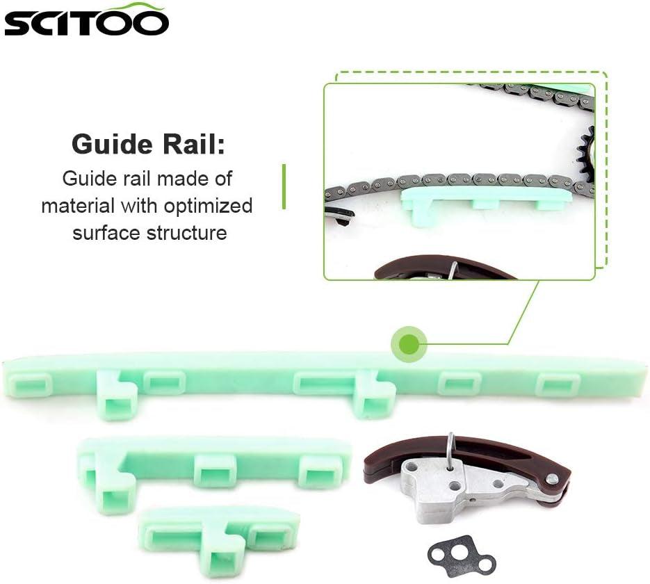 TK10249 Engine Timing Chain Kit Sets Replaces for Chevrolet for Pontiac for Oldsmobile for Buick Cavalier Sunfire Alero Grand Am Malibu Skylark Achieva 2.4L