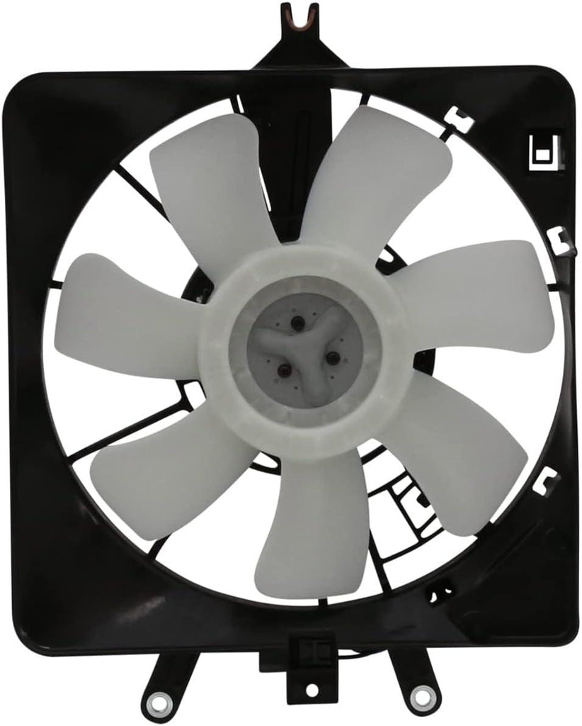 611010 Cooling Fan Assembly Compatible with 2007-2008 Honda FIT , Black