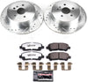K4714-36 Rear Z36 Truck & Tow Brake Kit, Carbon Fiber Ceramic Brake Pads and Drilled/Slotted Brake Rotors