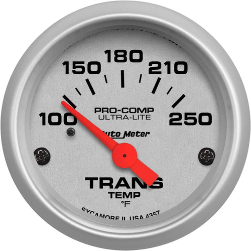 4357 Ultra-Lite Electric Transmission Temperature Gauge, 2 1/16