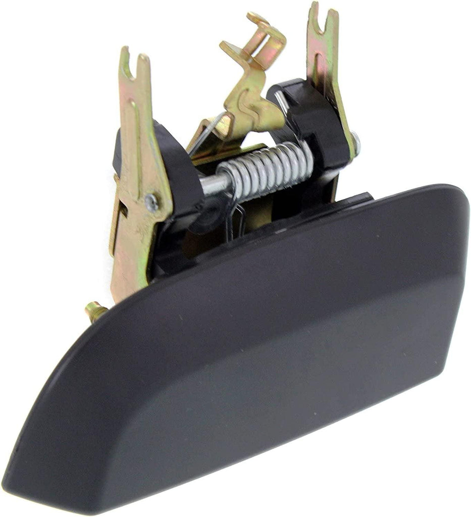 Rear Exterior Door Handle Set of 2 Compatible with 2005-2012 Nissan Pathfinder, 2005-2015 Xterra Smooth Black Driver and Passenger Side