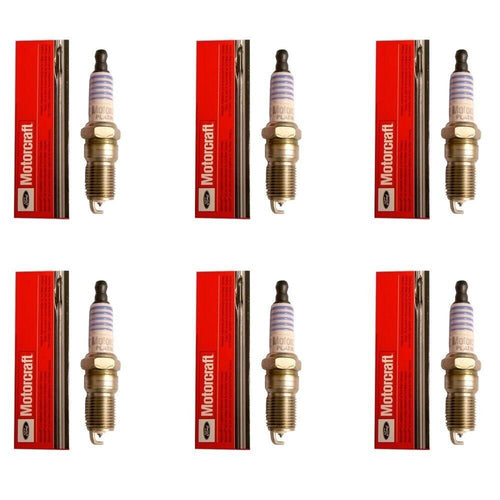 New Motorcraft SP433 Platinum Spark Plug Set of 6 AGSF32WM