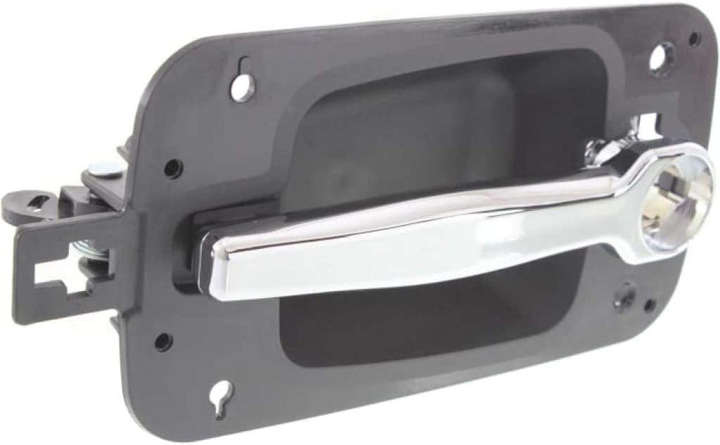for International MXT Exterior Door Handle 2008 2009 Front Passenger Side Black Bezel W/Chrome Lever | W/Key Hole| Trim: Base