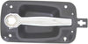 for International 4400 Exterior Door Handle 2008 09 10 11 2012 Front Driver Side Black Bezel W/Chrome Lever | W/Key Hole| Trim: Base