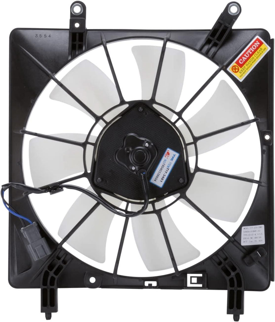 610600 Cooling Fan Assembly Compatible with 2002-2006 Acura RSX, Black