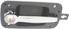 for International RXT Exterior Door Handle Front, Passenger Side Black Bezel with Chrome Lever (2008-2008) | with Key Hole| Trim: Base