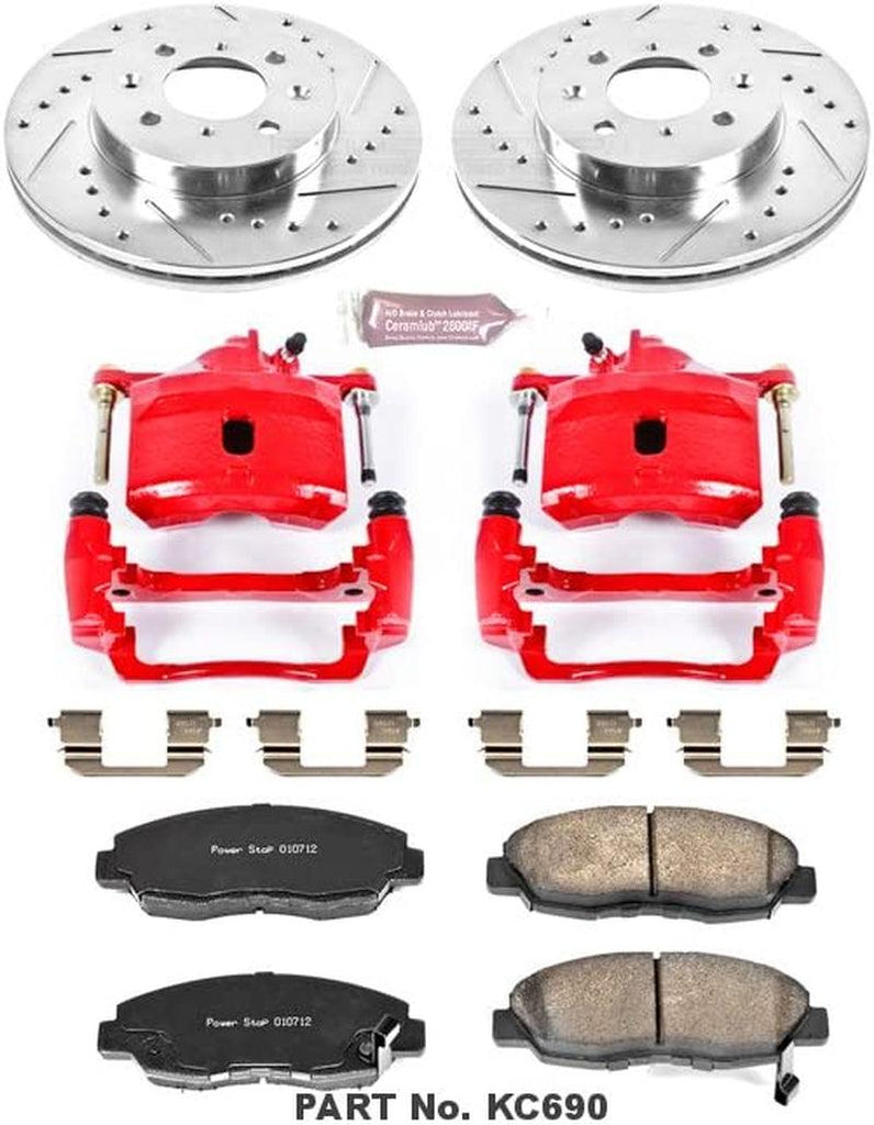 (KC690) 1-Click Performance Brake Kit with Calipers