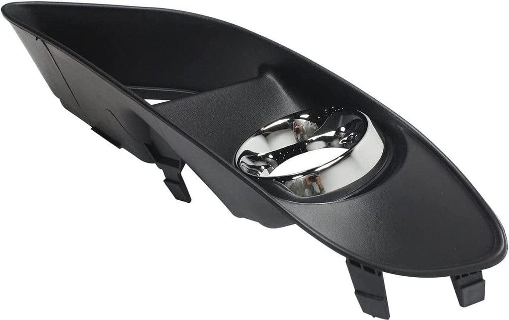 Front Fog Lamp Molding Compatible with 2012-2014 Chrysler 300 Set of 2 Passenger and Driver Side Paint to Match with Chrome Trim with Parking Aid Sensor Holes SRT-8 Model