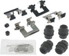 Gold 18K1751X Rear Disc Brake Caliper Hardware Kit with Clips, Seals, and Bushings