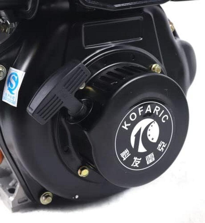 4 Stroke Diesel Engine, Single Cylinder Air Cooling Recoil 3600 RPM, 247Cc Engine Motor Single Cylinder with Air Cooling, Aluminum Alloy Case, Suitable for Road Cutter, Grinder, Water Pump