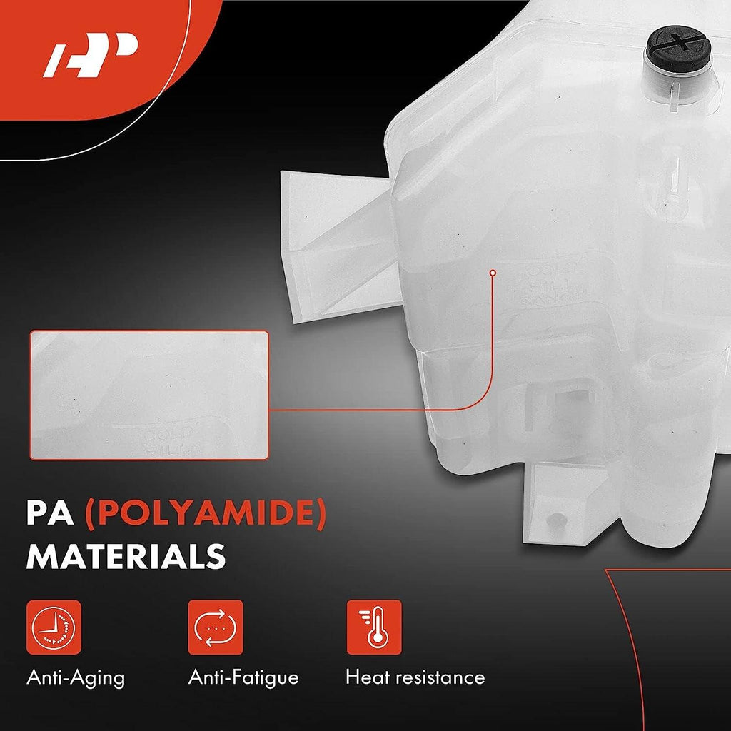 A-Premium Engine Coolant Overflow Recovery Reservoir Tank [W/Cap & Sensor] Compatible with Land Rover Range Rover 2006-2009 4.2L 4.4L, Replace # LR023080