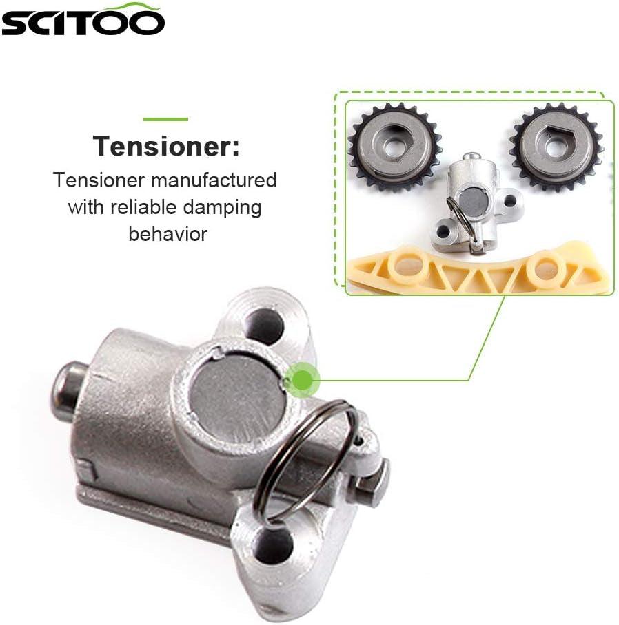 9-4202S Engine Timing Chain Kit Sets Replaces for Pontiac for Chevrolet for Saturn for Oldsmobile Sunfire HHR Cobalt Sky Vue G5 Aura Malibu Ion Cavalier Classic Grand Am Alero 2.2L 2.0L 2.4L