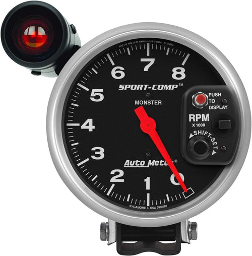 3905 Sport-Comp Shift-Lite Tachometer,5.000 In.