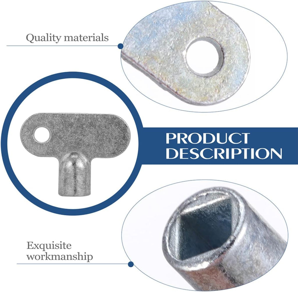 Pipe Wrench Pipe Wrench Pipe Wrench 12 Pcs Key Square Air Valve Practical Tap Plumbing Radiator Bleed Vent Tools Faucet Accessories Hole Socket Kno Bleeding Keys Lock Wrench Premium Wrenches