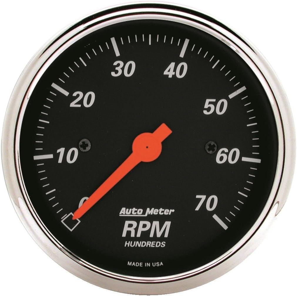 1478 Designer Black Dash Electric Tachometer