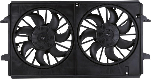 621790 Cooling Fan Assembly Compatible with 2008-2012 Chevrolet Malibu , Black