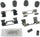 Gold 18K1564X Front Disc Brake Caliper Hardware Kit with Clips, Seals, and Bushings