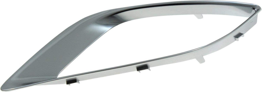 Fog Light Trim Set of 2 Compatible with 2014-2020 Dodge Durango Silver Front, Driver and Passenger Side