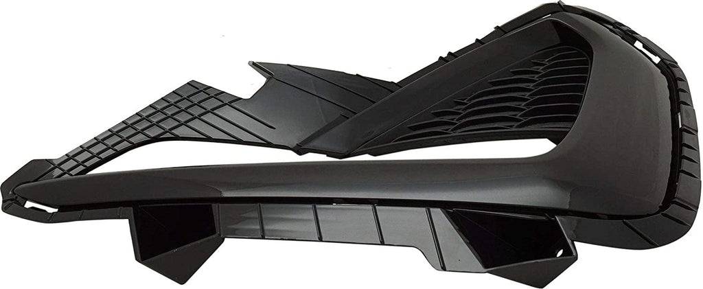 Front Fog Lamp Molding Compatible with 2019-2020 Kia Optima Passenger Side Air Inlet Finisher