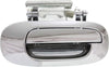 Compatible with Dodge Dakota Exterior Door Handle 2000-2004 Passenger Side | Rear | Chrome | Trim:All Submodels