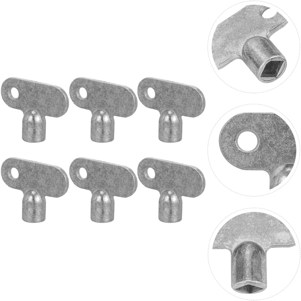 Pipe Wrench Pipe Wrench Pipe Wrench 12 Pcs Key Square Air Valve Practical Tap Plumbing Radiator Bleed Vent Tools Faucet Accessories Hole Socket Kno Bleeding Keys Lock Wrench Premium Wrenches