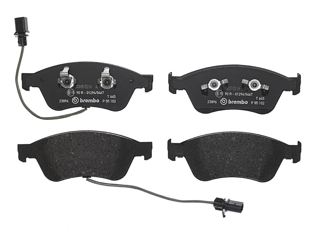 Brembo Front Disc Brake Pad Set for A8 Quattro, Phaeton (P85102)