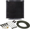 13614 Series 9000 Plate and Fin Transmission Oil Cooler,Black