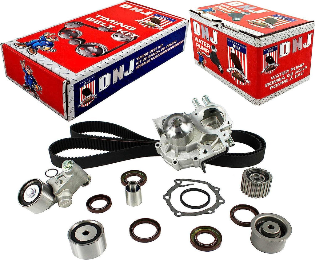 DNJ TBK718WP Timing Belt Kit with Water Pump for 2002-2014 / Saab, Subaru / 9-2X, Baja, Forester, Impreza, Legacy, Outback / 2.0L, 2.5L / DOHC / H4 / 16V / 1994Cc, 2458Cc / EJ205, EJ255, EJ257