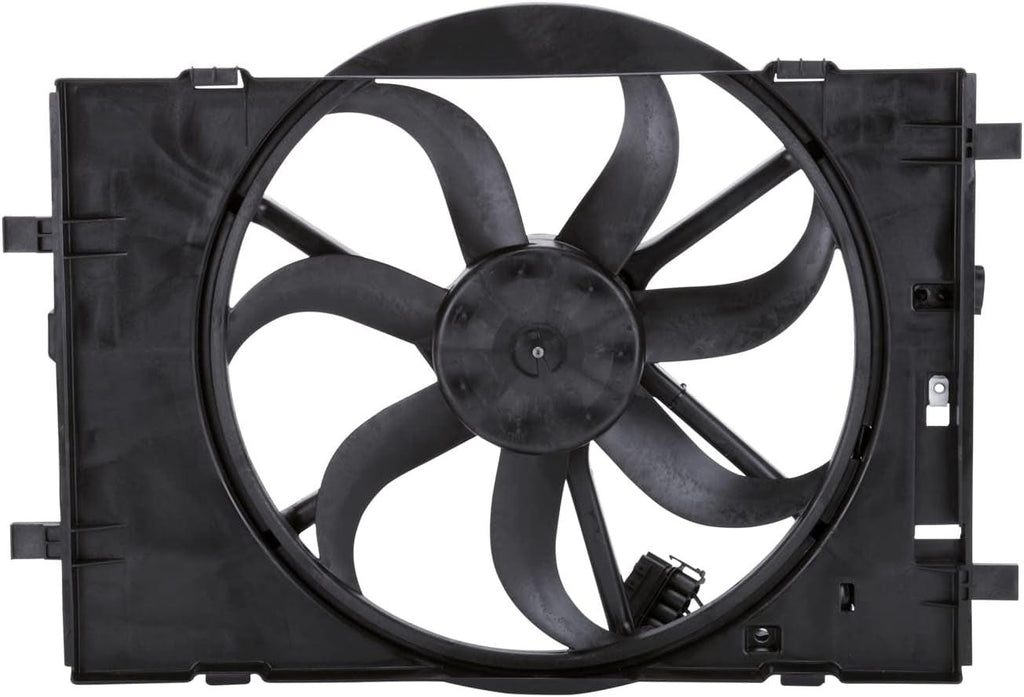 621400 Cooling Fan Assembly Compatible with 2006-2009 Ford Fusion, Black