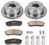 KOE1156 Autospecialty Rear Replacement Brake Kit-Oe Brake Rotors & Ceramic Brake Pads
