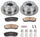 KOE1156 Autospecialty Rear Replacement Brake Kit-Oe Brake Rotors & Ceramic Brake Pads