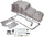 TSP 81075 Retro-Fit LSX Aluminum Rear Sump Oil Pan W/Added Clearance, Aluminum, Natural