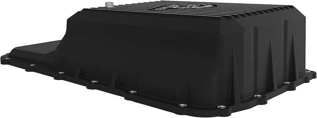 46-71220B  Street Series Transmission Pan, Holds 4 Quarts over Stock, Black, for 2020-2021 Ford Trucks (10R140 Transmission)