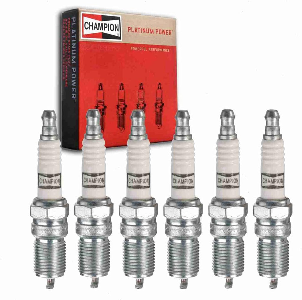6 Pc Champion Platinum Spark Plugs Compatible with Ford F-150 4.2L V6 1997