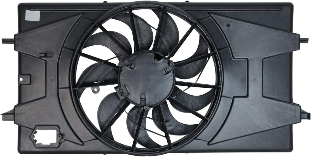 621100 Cooling Fan Assembly Compatible with 2005-2010 Chevrolet Cobalt, Black