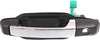 for Kia Sorento Exterior Door Handle Front, Driver Side Primed Bezel with Chrome Lever (2003-2009) | with Key Hole | Trim: EX | KI1310112 | 826503E021XX