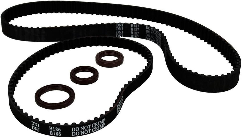 DNJ TBK219WP Timing Belt Kit with Water Pump for 1990-1997 / Honda, Isuzu/Accord, Oasis, Odyssey, Prelude / 2.2L / SOHC / L4 / 16V / 2156Cc / F22A1, F22A4, F22A6, F22B2, F22B6