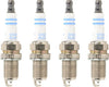 Premium OE Fine Set of 4 Double Iridium Spark Plugs for Audi Chevy Kia Suzuki L4