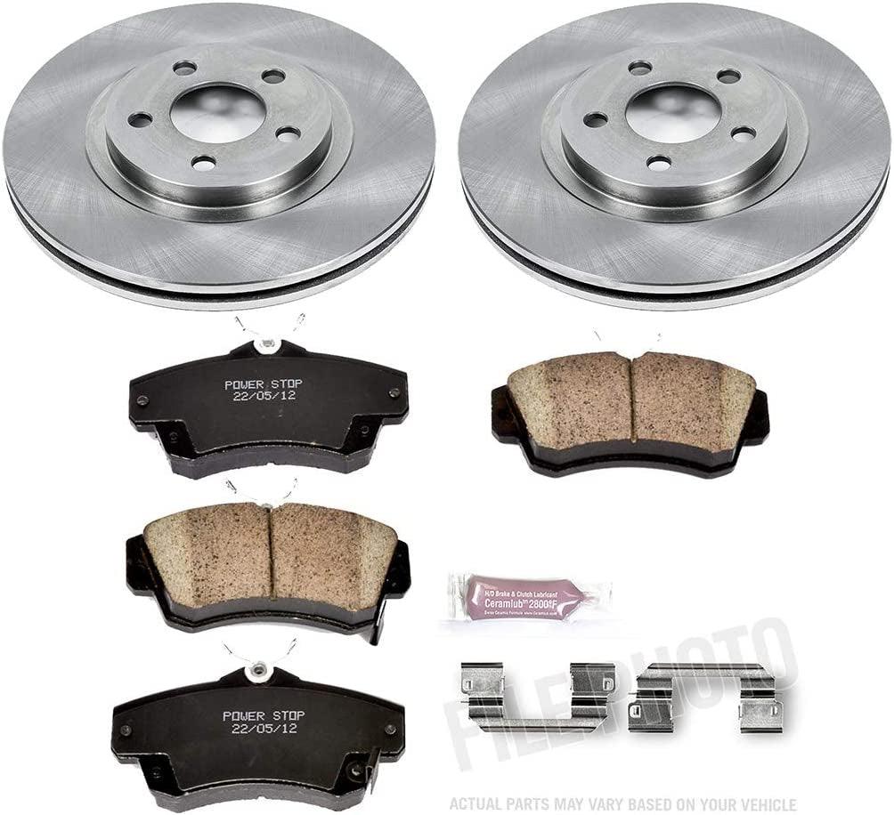 KOE1704 Autospecialty Front Replacement Brake Kit-Oe Brake Rotors & Ceramic Brake Pads