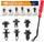 GRC-30 120PCS Car Retainer 6.3Mm 8Mm 9Mm 10Mm Expansion Screws Replacement Kit Bumper Push Rivet Clips, 1PC Fastener Remover
