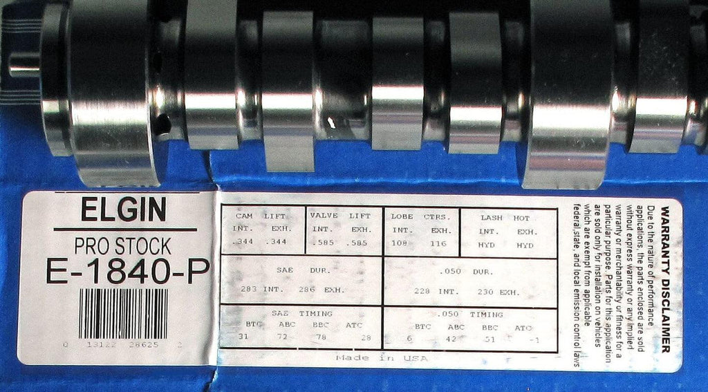 E-1840-P Camshaft (Performance)