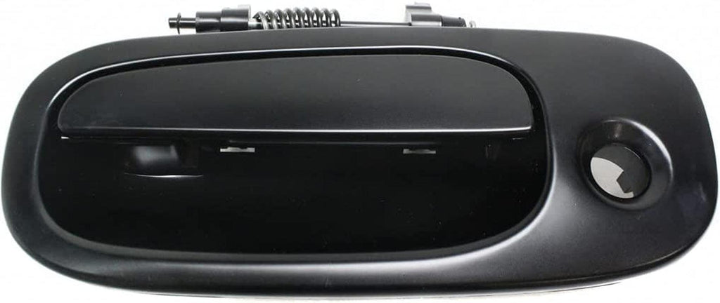 for Dodge Challenger Exterior Door Handle Front, Driver Side Primed (2008-2010) | with Key Hole| Trim: