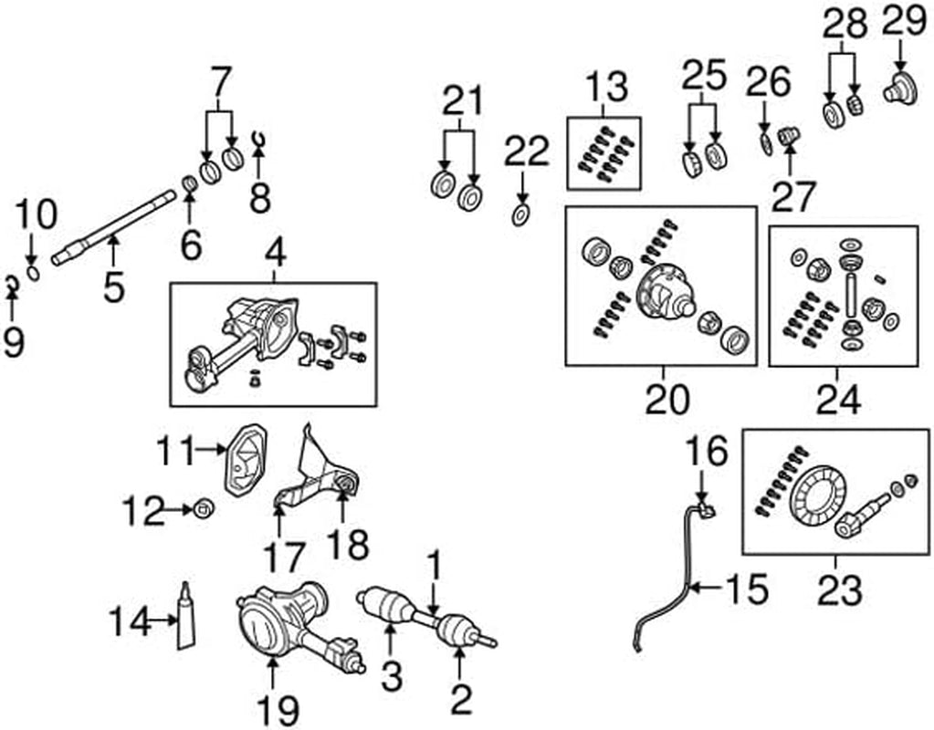 J8126500 Differential Bearing