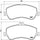 Brembo Front Disc Brake Pad Set for GLK250, GLK350 (P50086)
