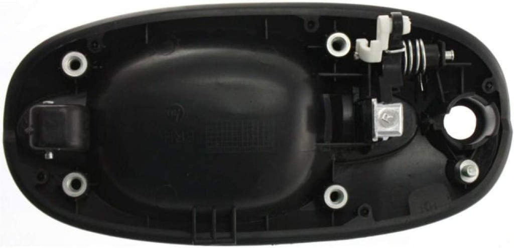 for Kia Sedona Exterior Door Handle Front, Passenger Side Primed Bezel with Chrome Lever (2002-2005) | with Key Hole | Trim: EX | KI1311102 | 0K53A58410AXX