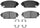ADVICS AD1728 Disc Brake Pad Set