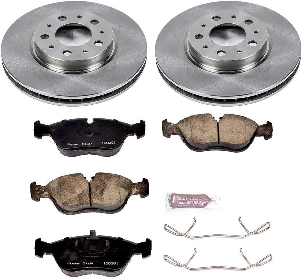 KOE572 Autospecialty Front Replacement Brake Kit-Oe Brake Rotors & Ceramic Brake Pads